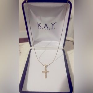 10k gold cross necklace from piercing pagoda